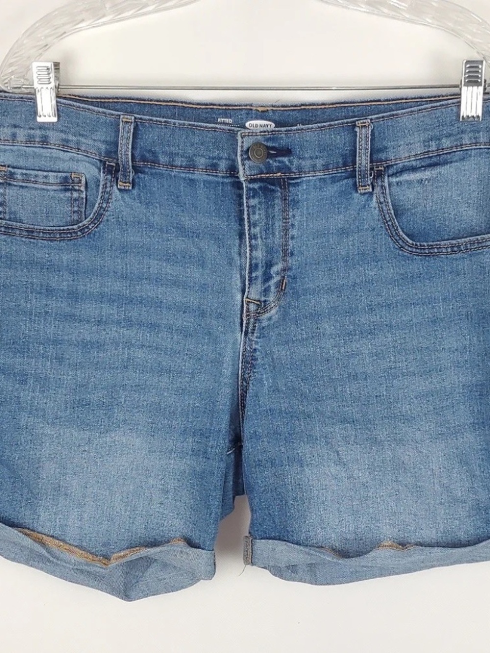 Old Navy Cut-Off Jean Shorts Womens 14 Casual Coquette Rave Festival Vacation